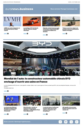 Cover of Euronews Business (French)