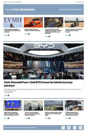 Cover of Euronews Business (Turkish) Compiled Editions