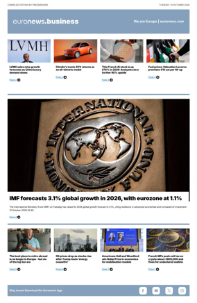 Cover of Euronews Business