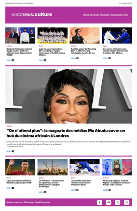 Cover of Euronews Culture (French)