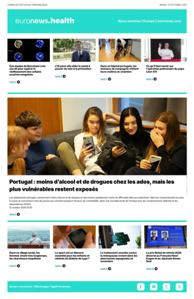 Cover of Euronews Health (French)