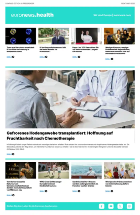 Cover of Euronews Health (German)