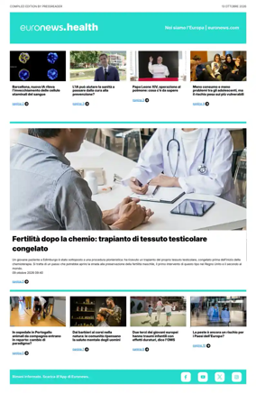 Cover of Euronews Health (Italian)