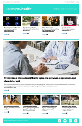 Cover of Euronews Health (Polish)