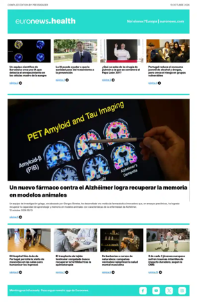 Cover of Euronews Health (Spanish) Compiled Edition