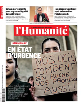 Cover of L'HUMANITE