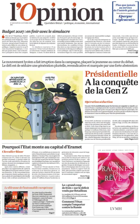 Cover of L'Opinion