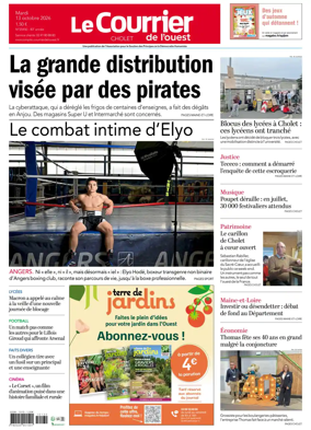 Cover of Le Courrier de l’Ouest (Cholet)