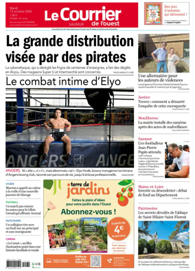 Cover of Le Courrier de l’Ouest (Saumur)