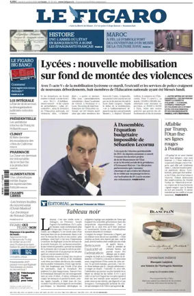 Cover of Le Figaro