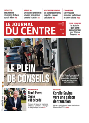 Cover of Le Journal du Centre