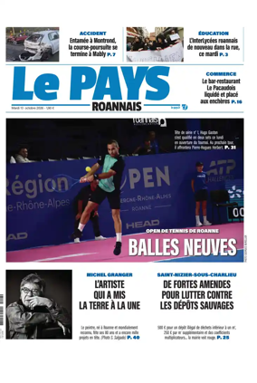 Cover of Le Pays Roannais (Roanne)