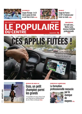 Cover of Le Populaire du Centre (Haute-Vienne)