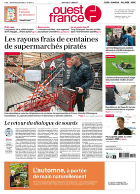 Cover of Ouest France (Caen - Bayeux - Falaise - Vire)