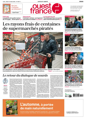 Cover of Ouest France (Dinan)