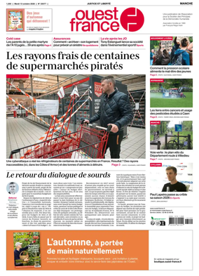 Cover of Ouest France (Manche)