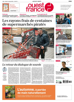 Cover of Ouest France (Orne)