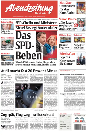 Cover of Abendzeitung Munchen