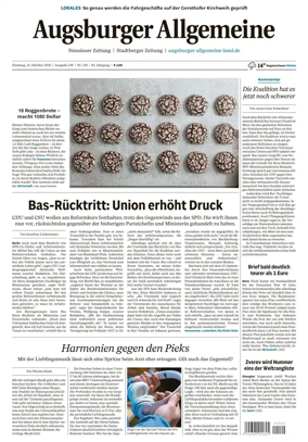 Cover of Augsburger Allgemeine (Land West)