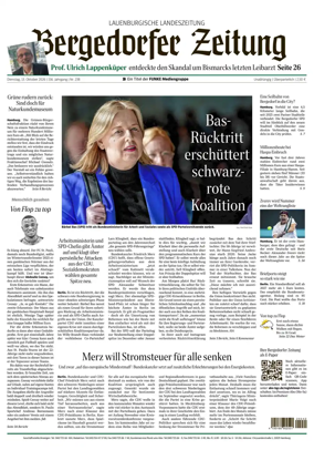 Cover of Bergedorfer Zeitung