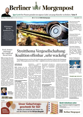 Cover of Berliner Morgenpost