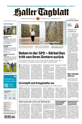 Cover of Haller Tagblatt