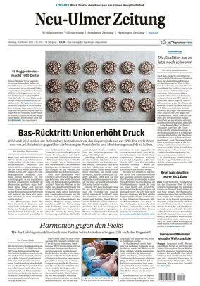 Cover of Neu-Ulmer Zeitung