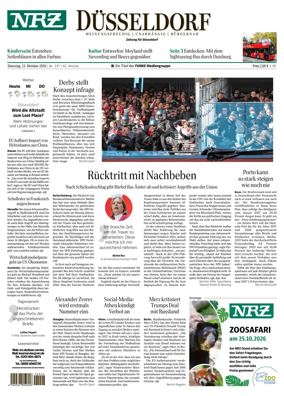 Cover of Neue Rhein Zeitung (Dusseldorf)