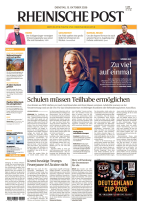Cover of Rheinische Post Duisburg