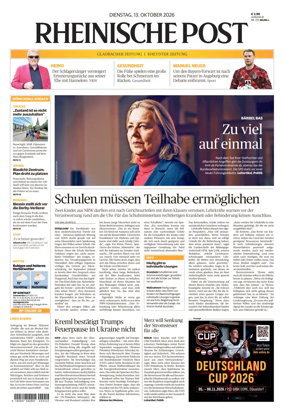 Cover of Rheinische Post - Monchengladbach and Korschenbroich