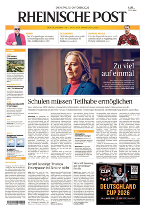 Cover of Rheinische Post - Xanten and Moers