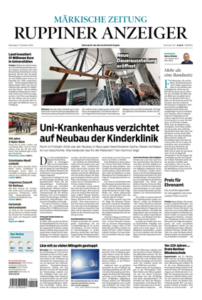 Cover of Ruppiner Anzeiger