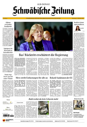 Cover of Schwabische Zeitung (Alb-Donau)