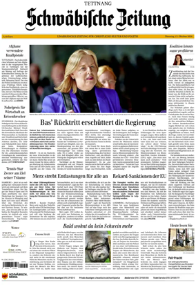 Cover of Schwabische Zeitung (Tettnang)