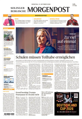 Cover of Solinger Bergische Morgenpost/Remscheid