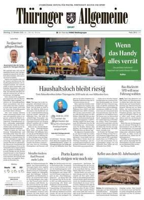 Cover of Thuringer Allgemeine (Erfurt)