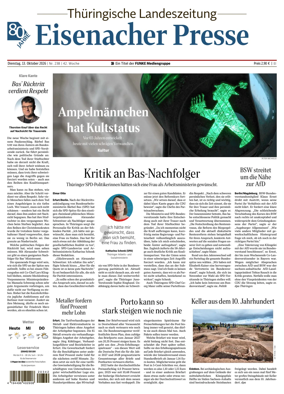 Cover of Thuringische Landeszeitung (Eisenach)