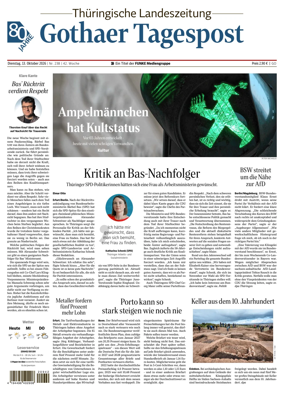 Cover of Thuringische Landeszeitung (Gotha)