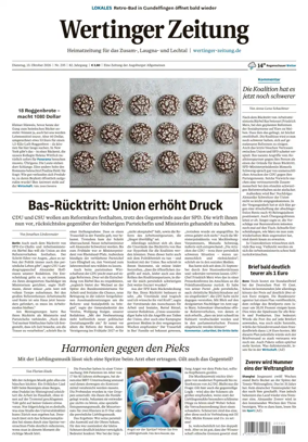 Cover of Wertinger Zeitung