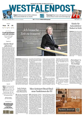Cover of Westfalenpost (Arnsberg)
