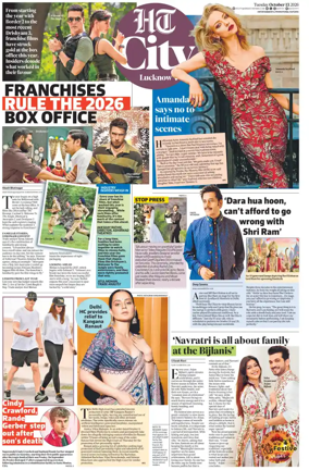 Cover of Hindustan Times (Lucknow) - Live
