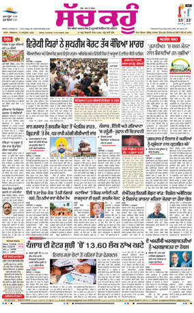 Cover of Sach Kahoon Punjabi