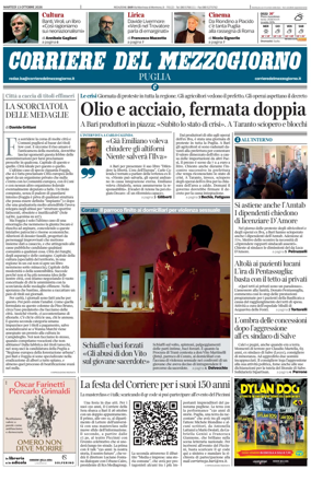 Cover of Corriere del Mezzogiorno (Puglia)