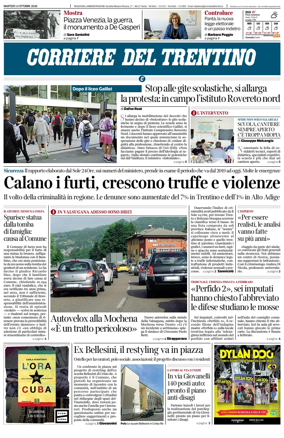Cover of Corriere del Trentino
