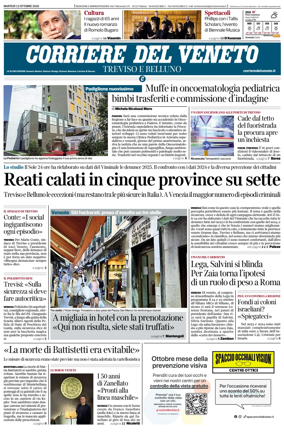 Cover of Corriere del Veneto (Treviso e Belluno)