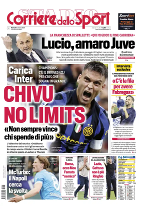 Cover of Corriere dello Sport