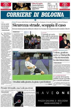 Cover of Corriere di Bologna