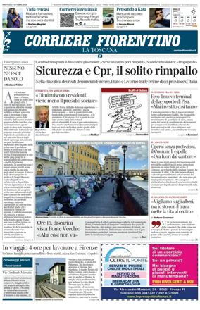 Cover of Corriere Fiorentino