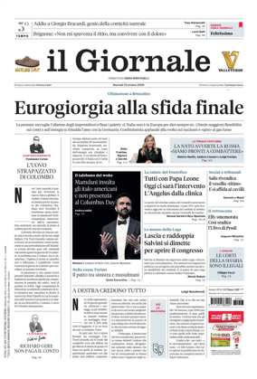 Cover of Il Giornale (Italy)
