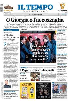 Cover of Il Tempo (Nazionale)